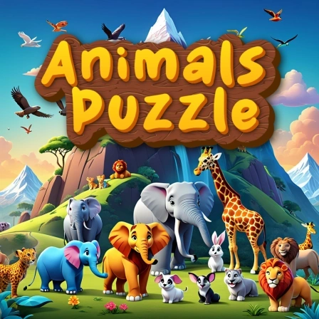 Play Animals Puzzle - Free Puzzle HTML5 Browser Game Online
